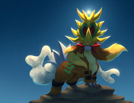 x1 Fullbody fully rendered + Simple background