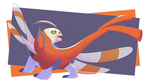 Fullbody full rendered + simple background